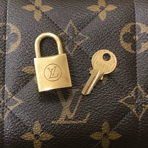 Authentic Louis Vuitton Lock and Key